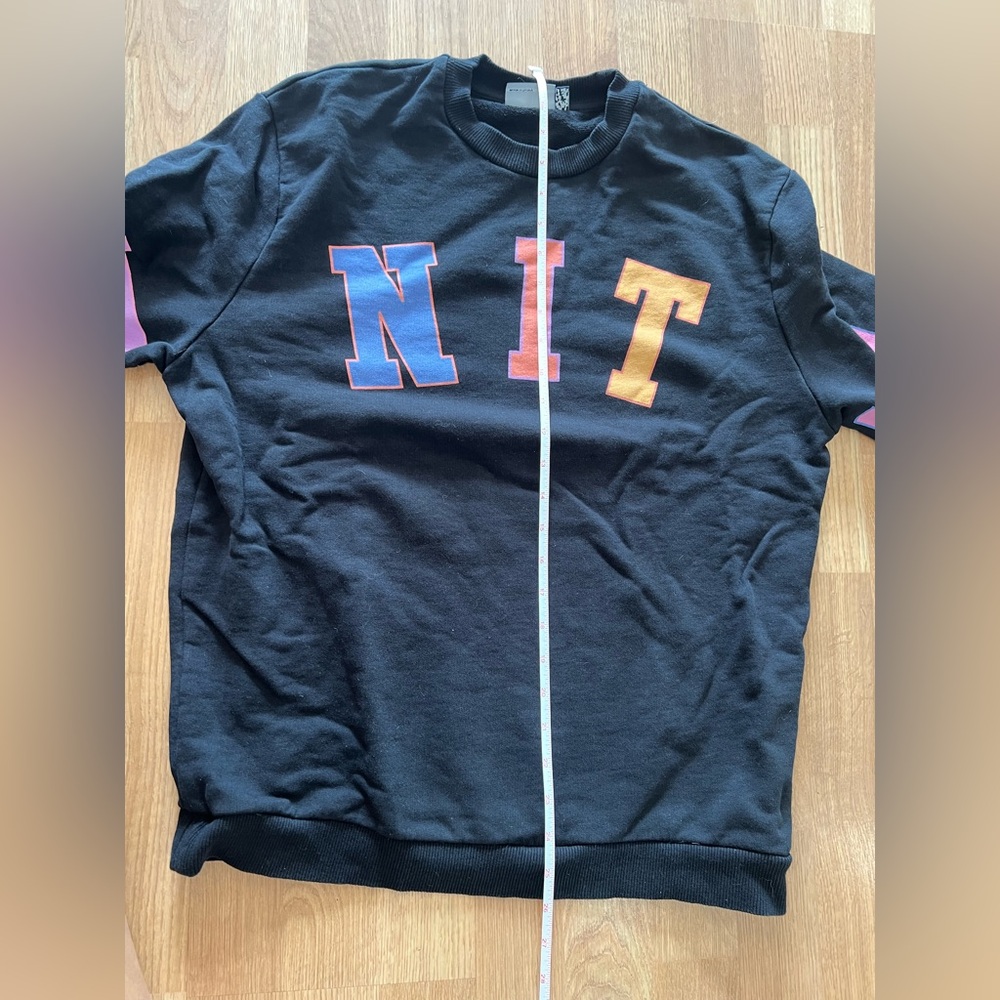 ASOS Black Sweatshirt with Multicolor Lettering “UNITY” - Picture 9 of 10